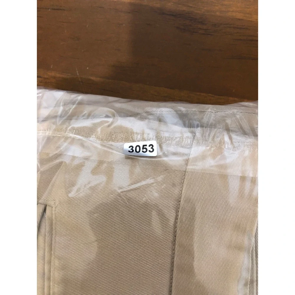 Bills Khakis Pants Men 44x28 Tan M1P Made in USA Pleated Chino
